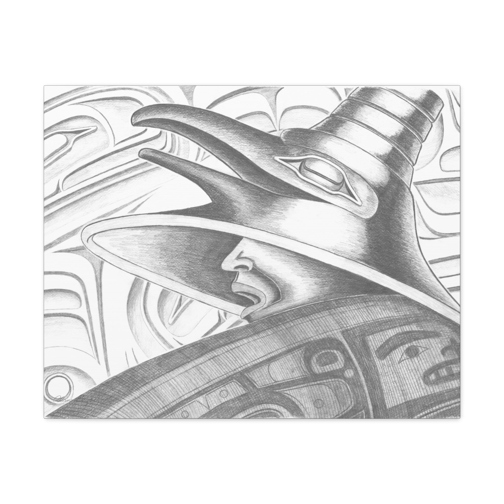 Raven Warrior Canvas 2021