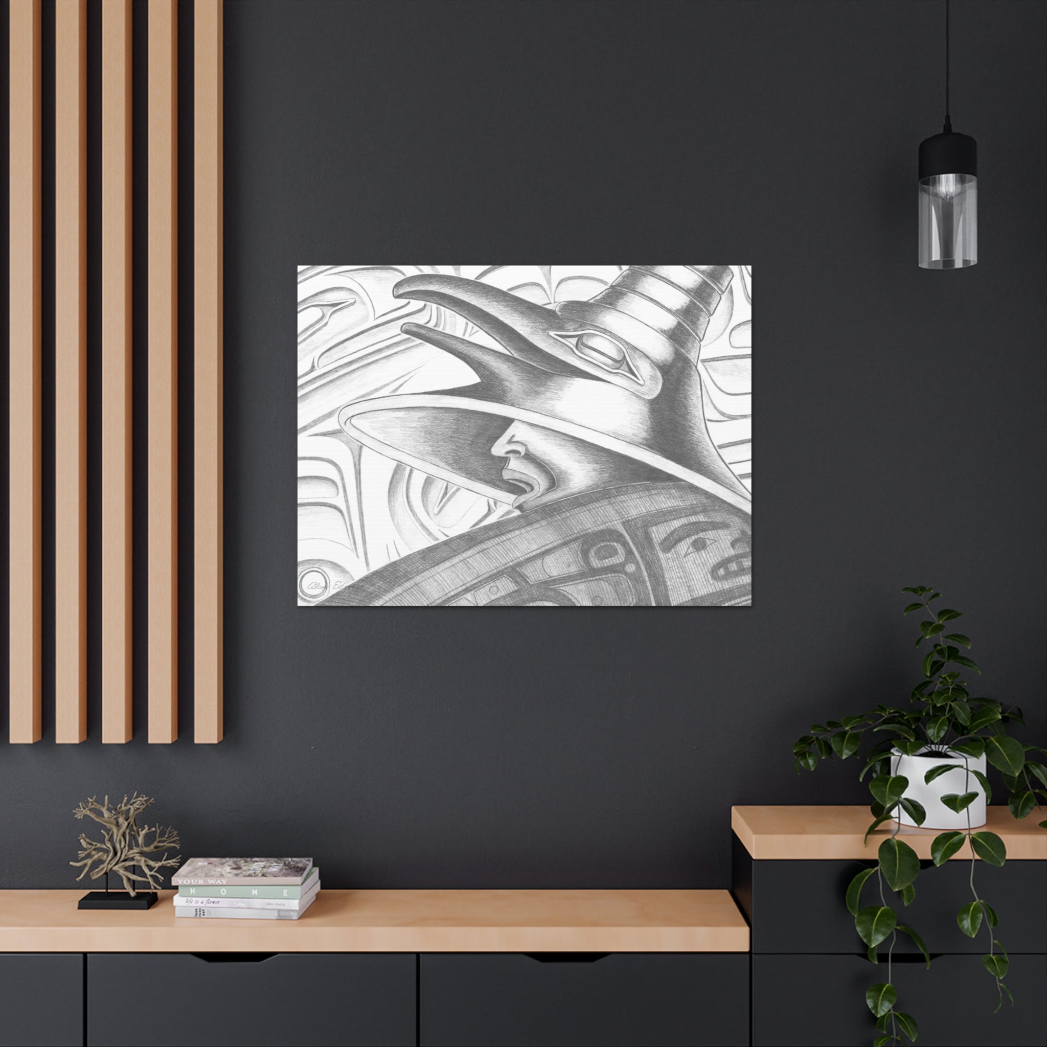 Raven Warrior Canvas 2021