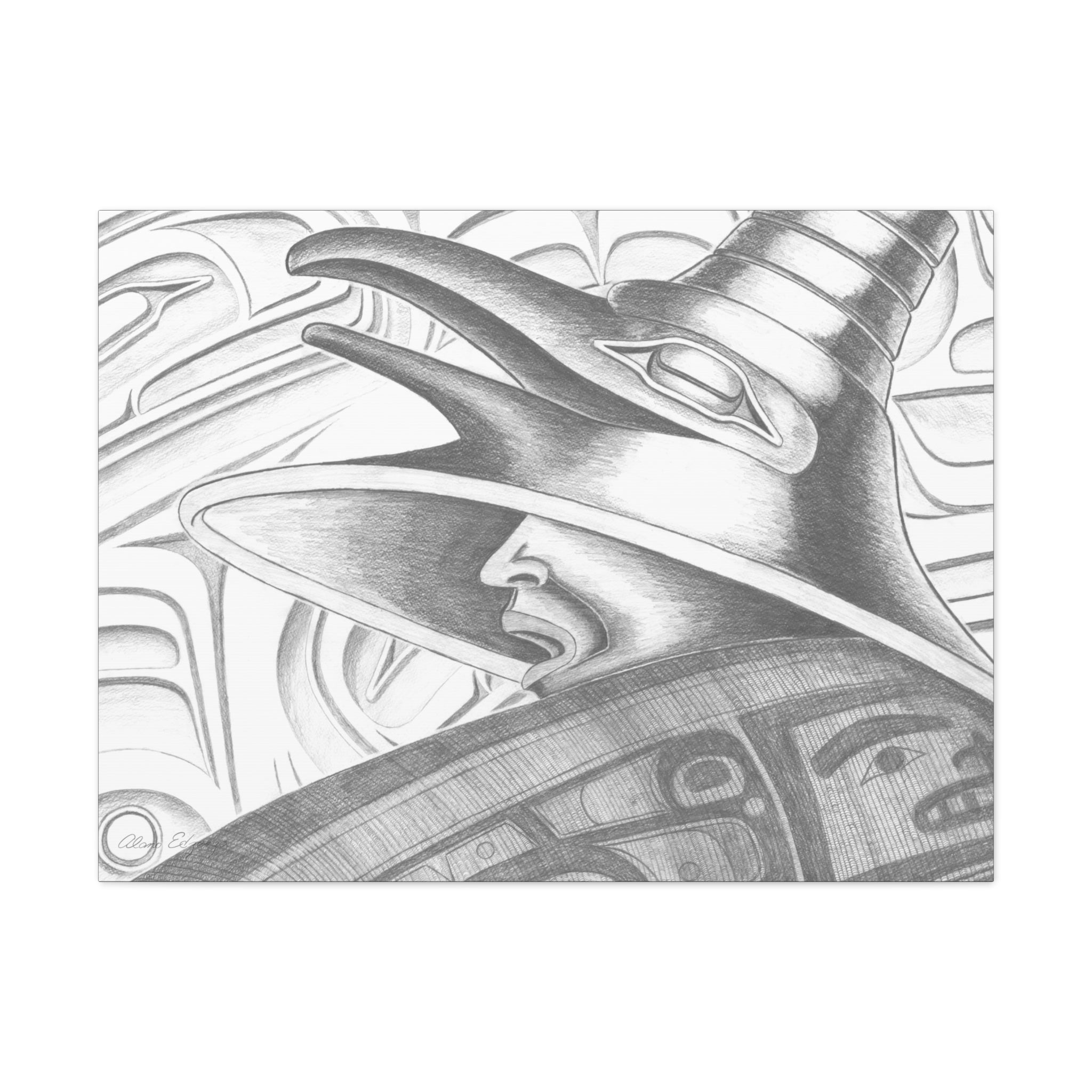Raven Warrior Canvas 2021