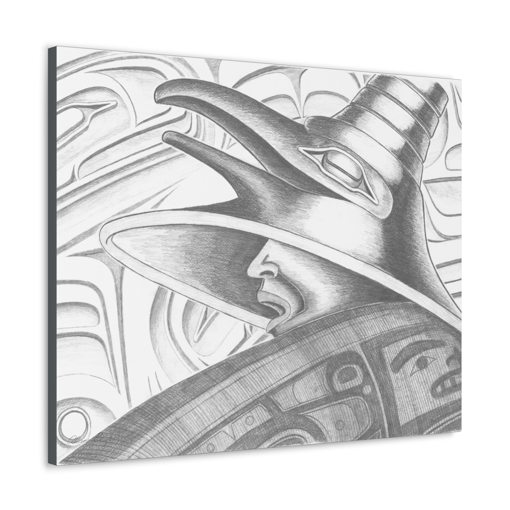 Raven Warrior Canvas 2021