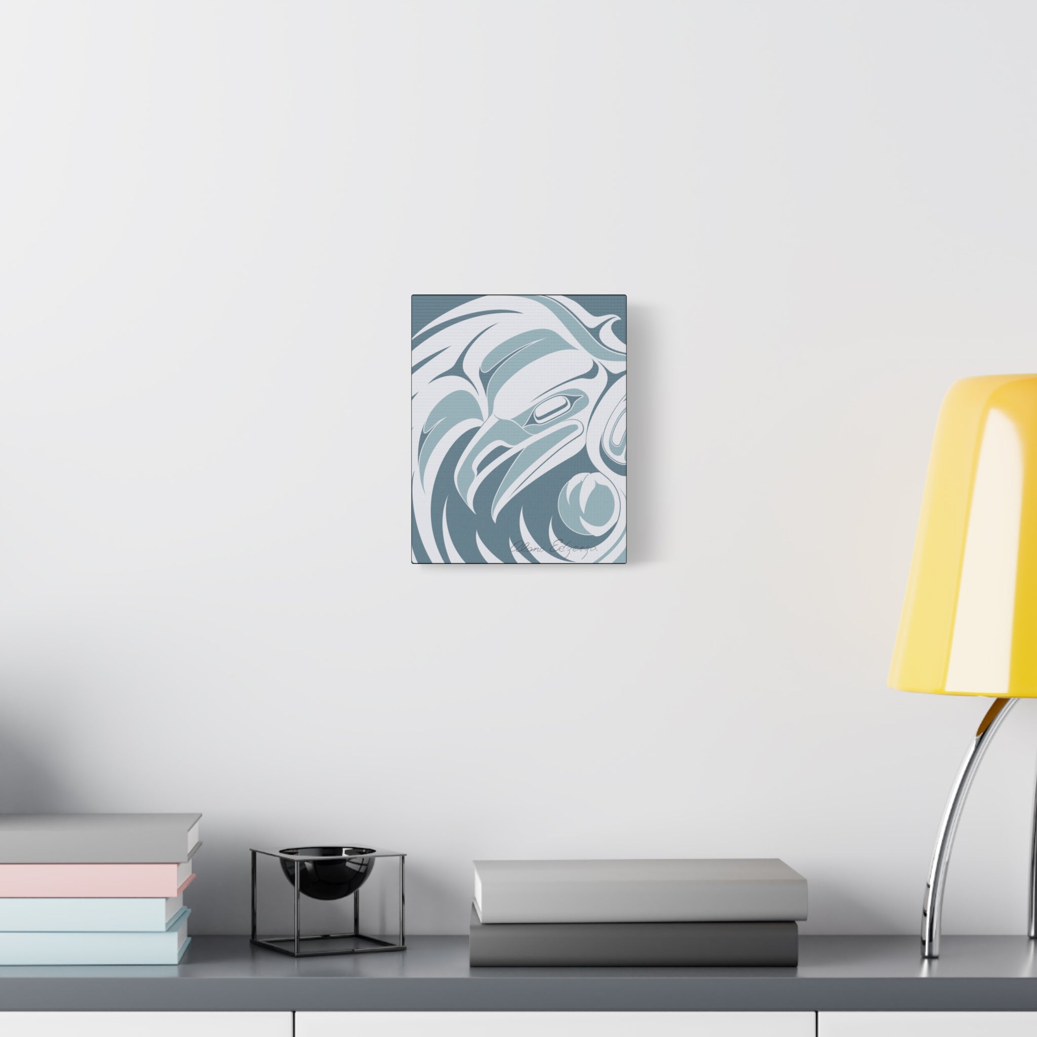 Raven Crow Modern Abstract Canvas Art