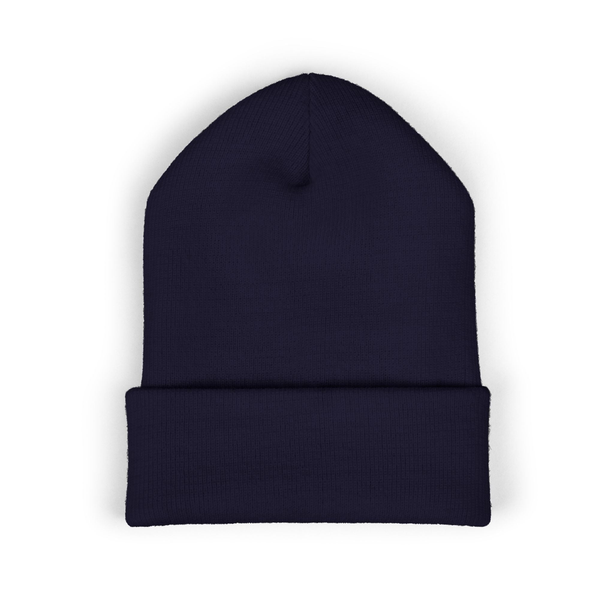 Embroidered Classic Cuffed Beanie - Stylish Winter Accessory for Men and Women
