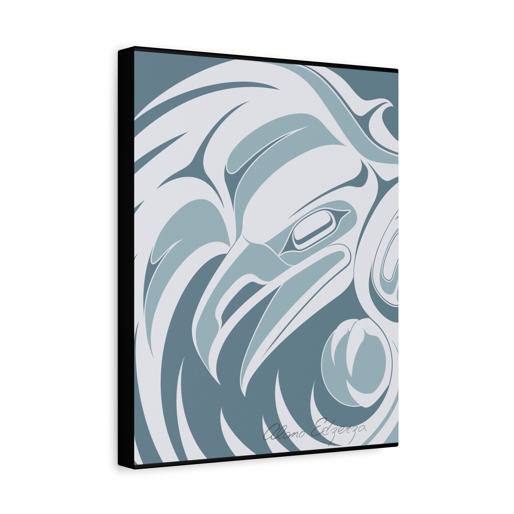 Raven Crow Modern Abstract Canvas Art