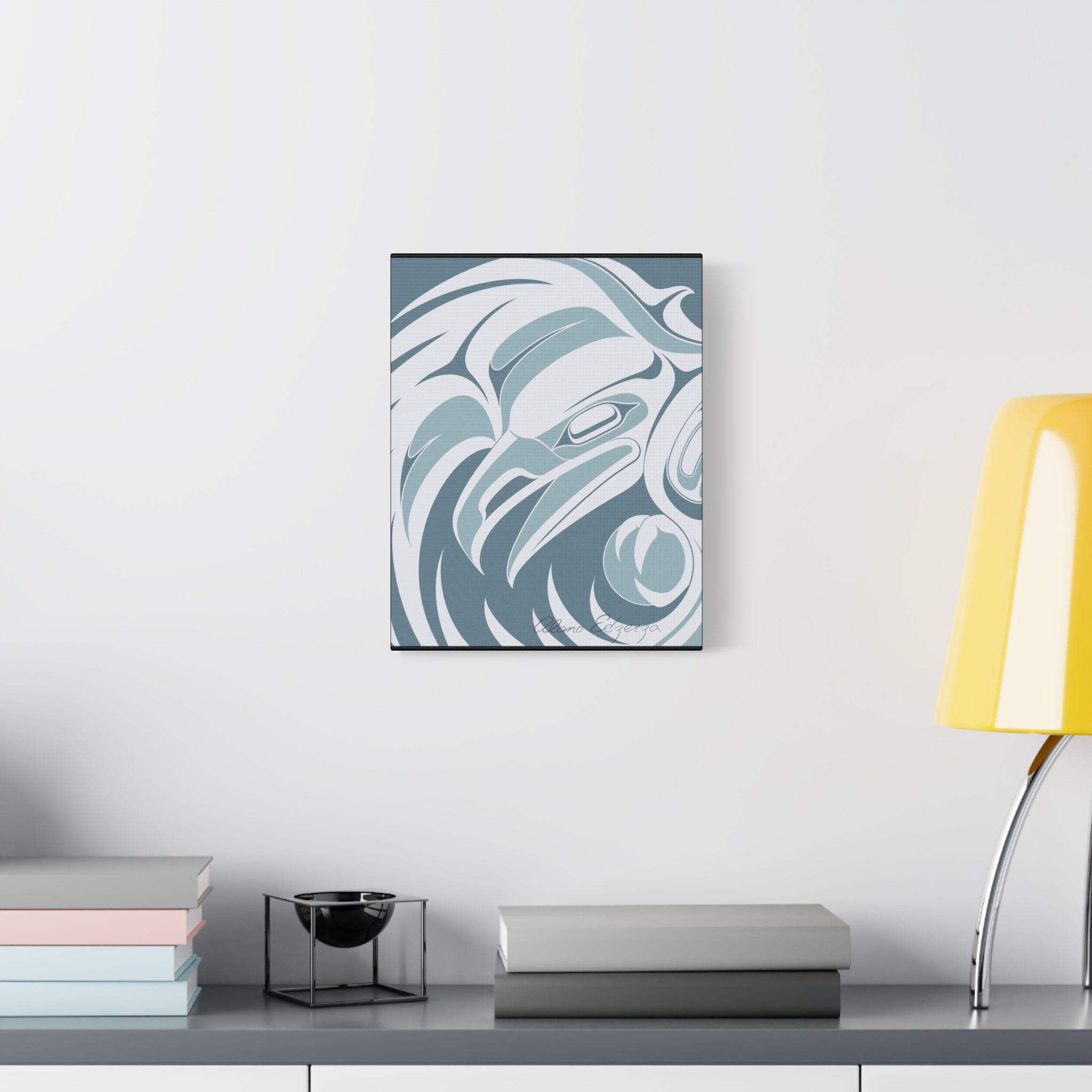 Raven Crow Modern Abstract Canvas Art