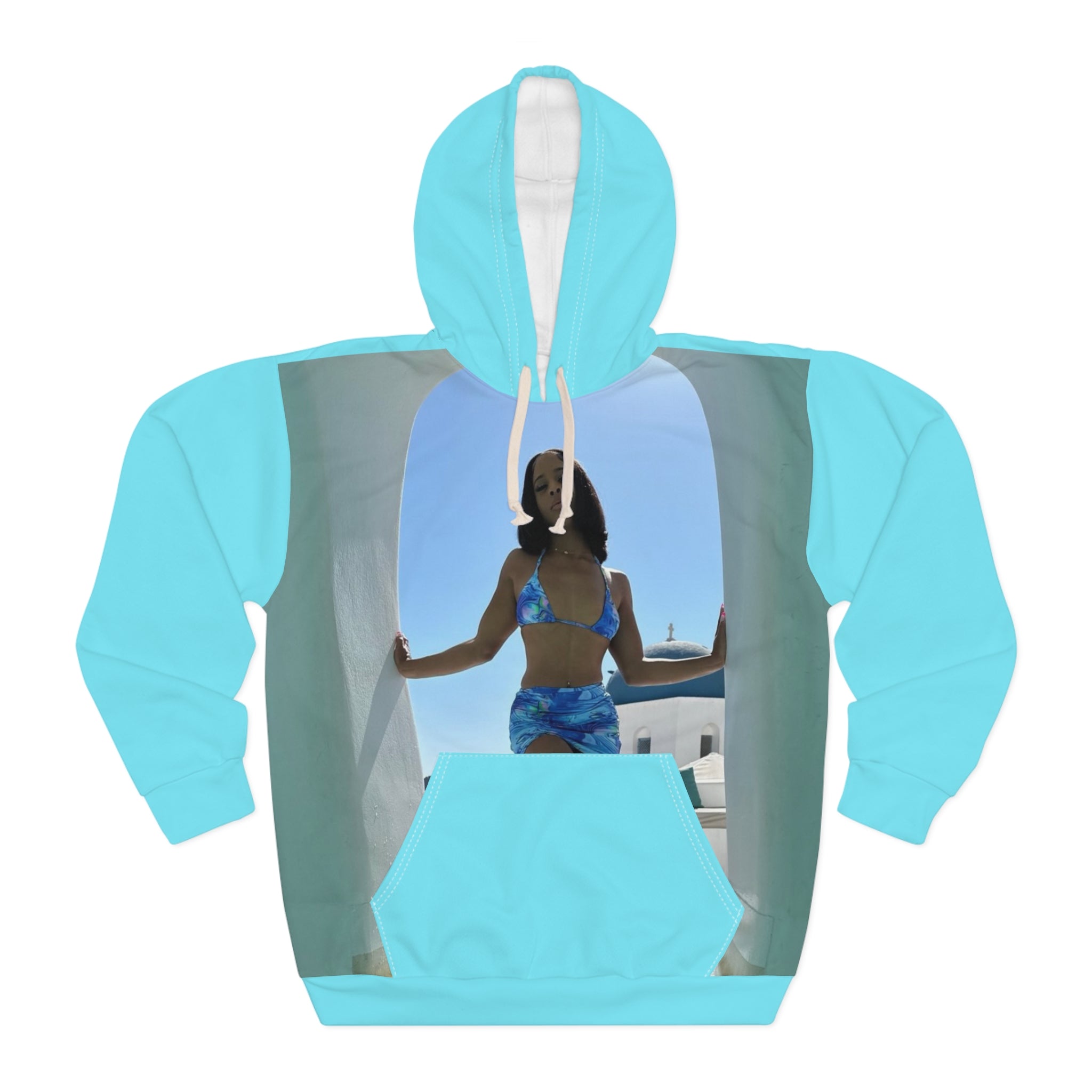 Chic Beach Vibes Unisex Pullover Hoodie - Summer Fashion Statement