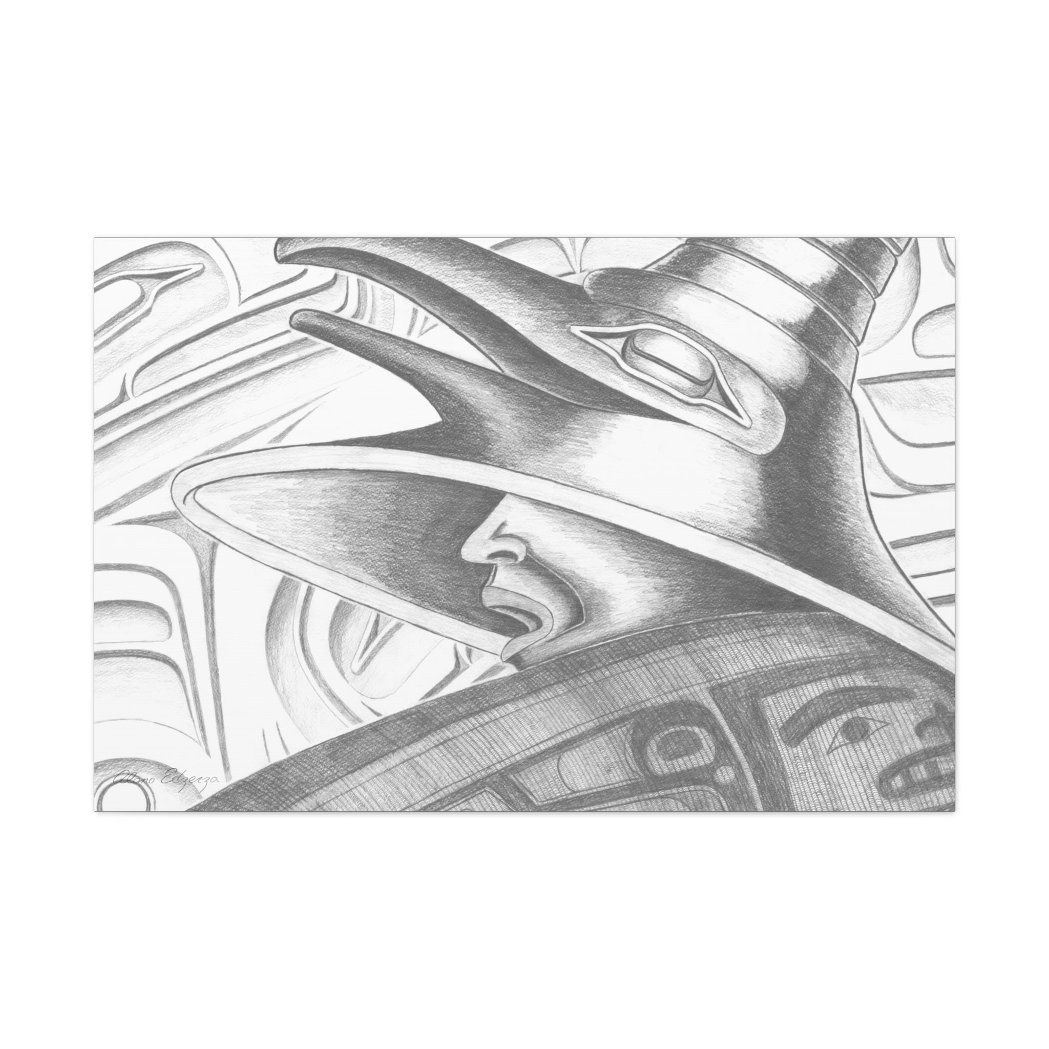 Raven Warrior Canvas 2021