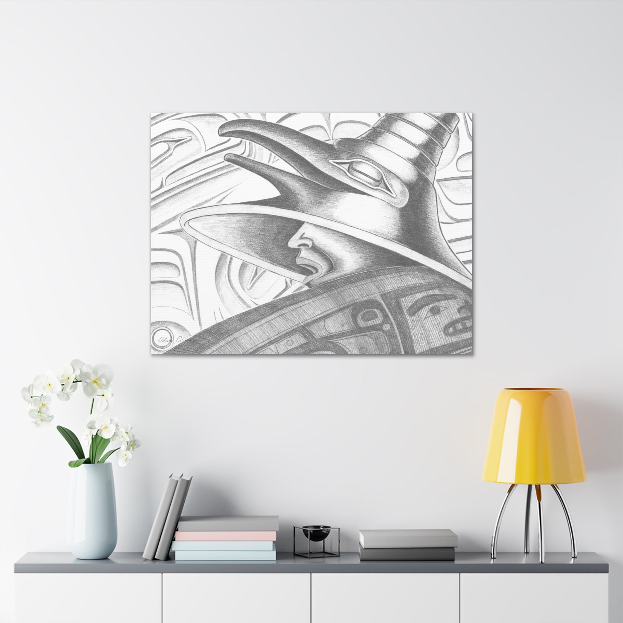 Raven Warrior Canvas 2021