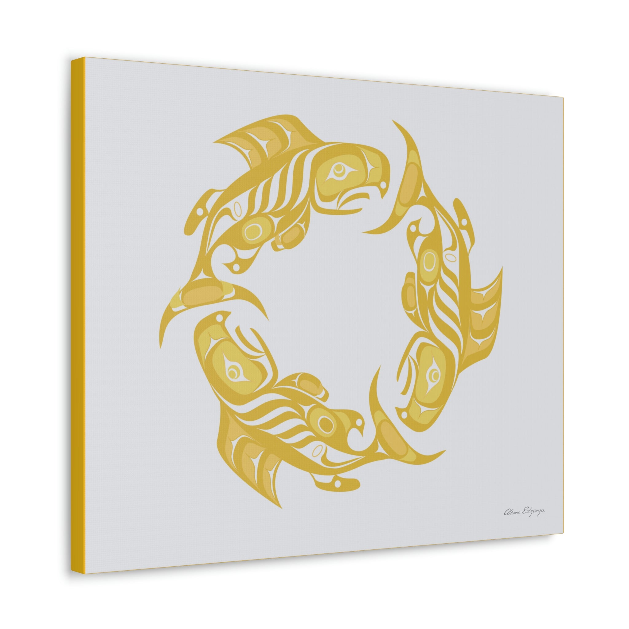 Fall Salmon Cycle Canvas 2023