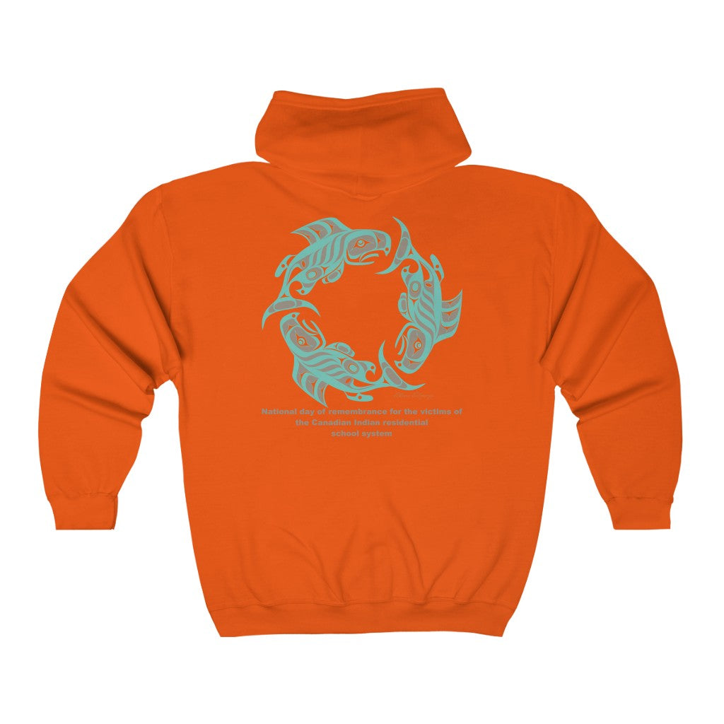 Orange Shirt Day Full Zip Hooded Sweatshirt