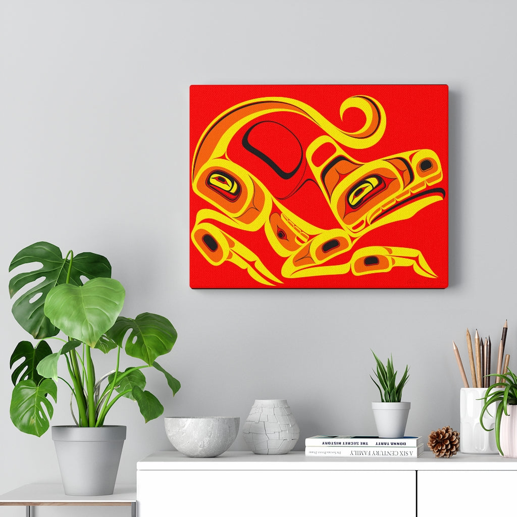 orange ceyote on Canvas Gallery Wraps
