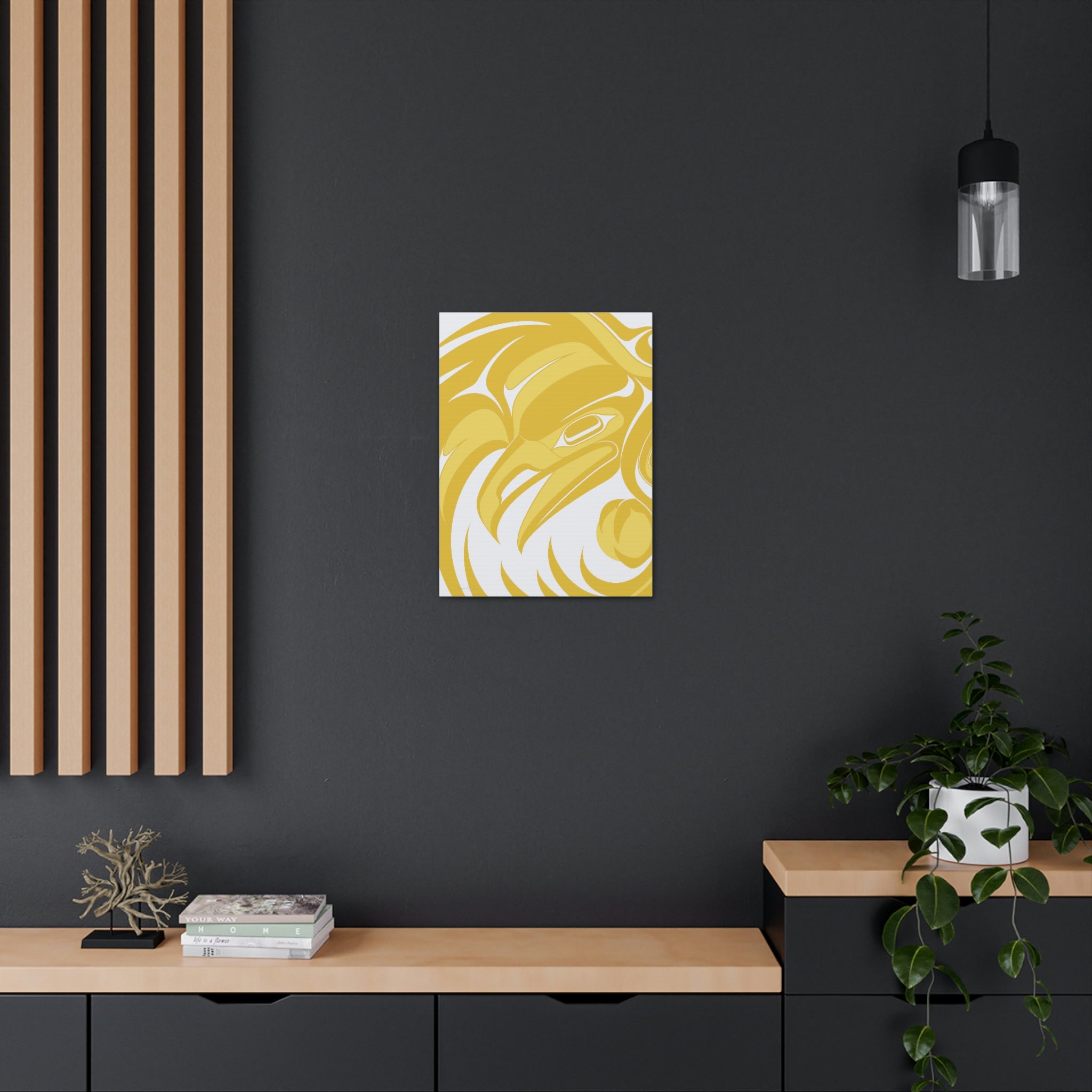 Lemon Smoke Hole on Canvas 2023