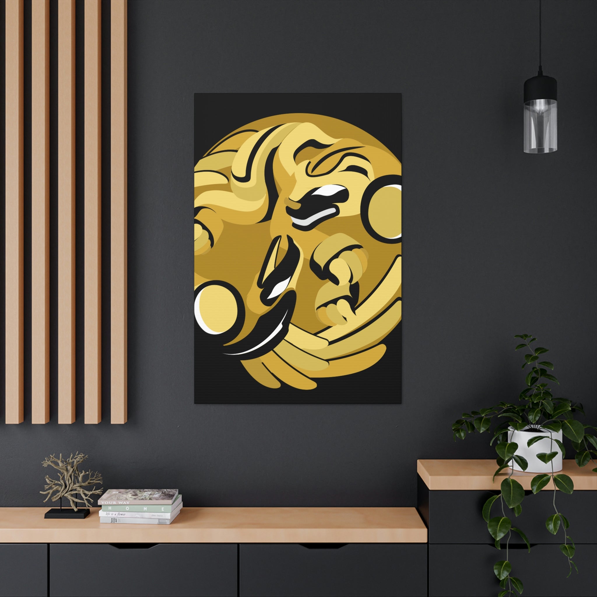 Raven and the Bear Canvas 2023