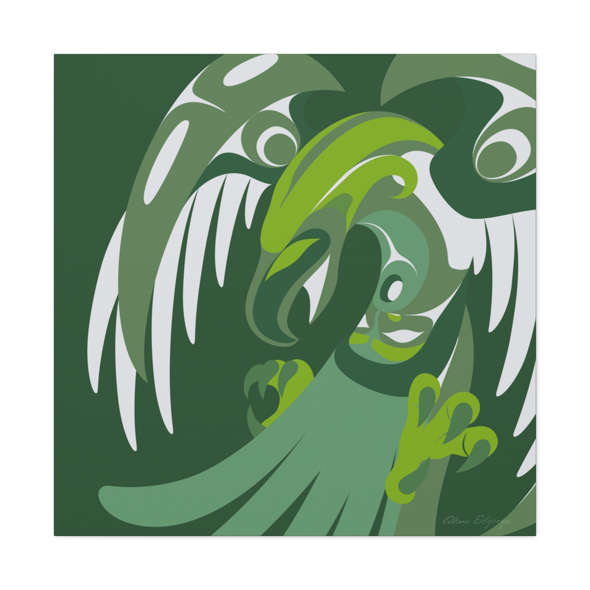 Rainforest Thunderbird Canvas 2023