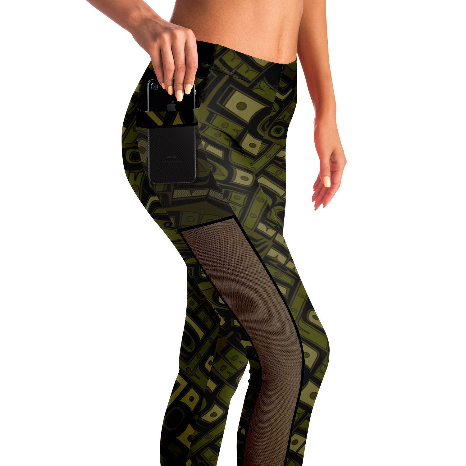 Light Fabric Camo Pocket Legging