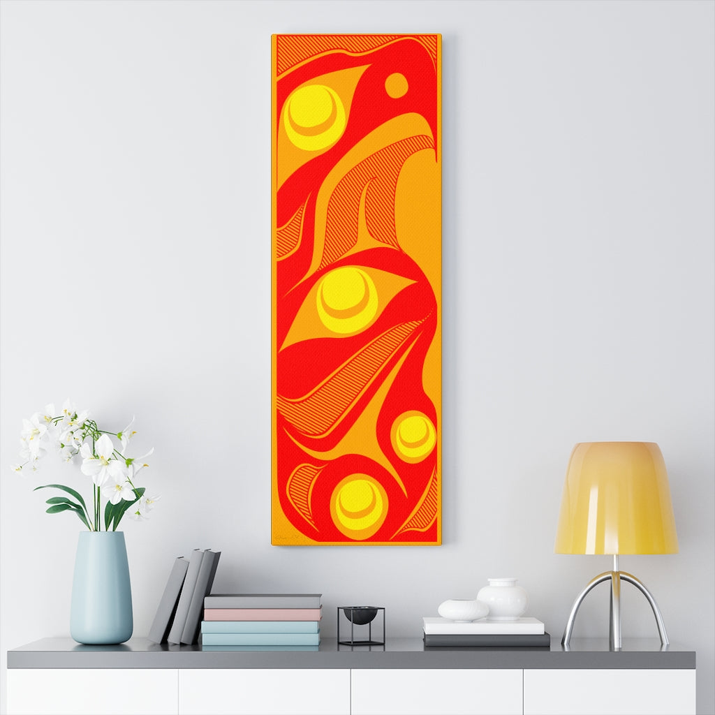orange hawk on Canvas Gallery Wraps
