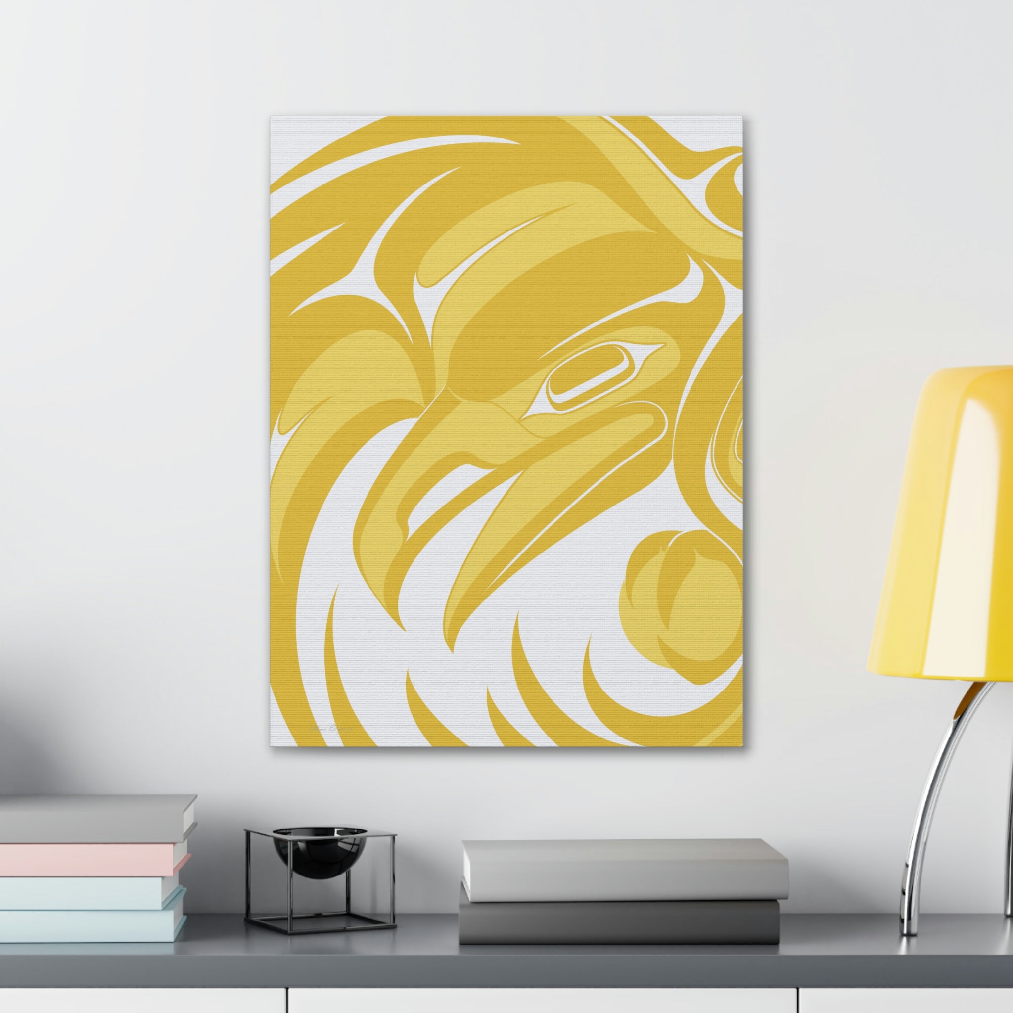 Lemon Smoke Hole on Canvas 2023