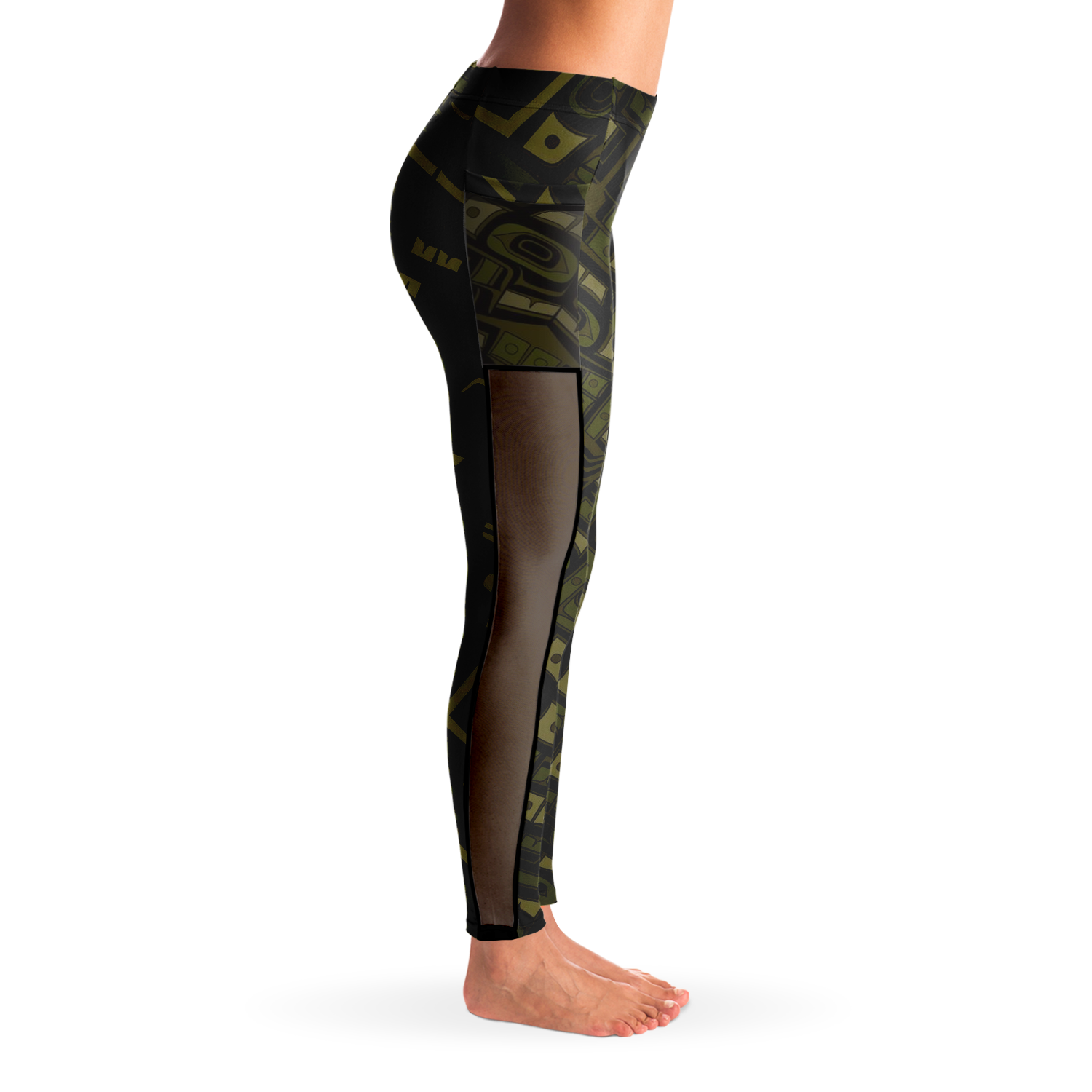 Light Fabric Camo Pocket Legging