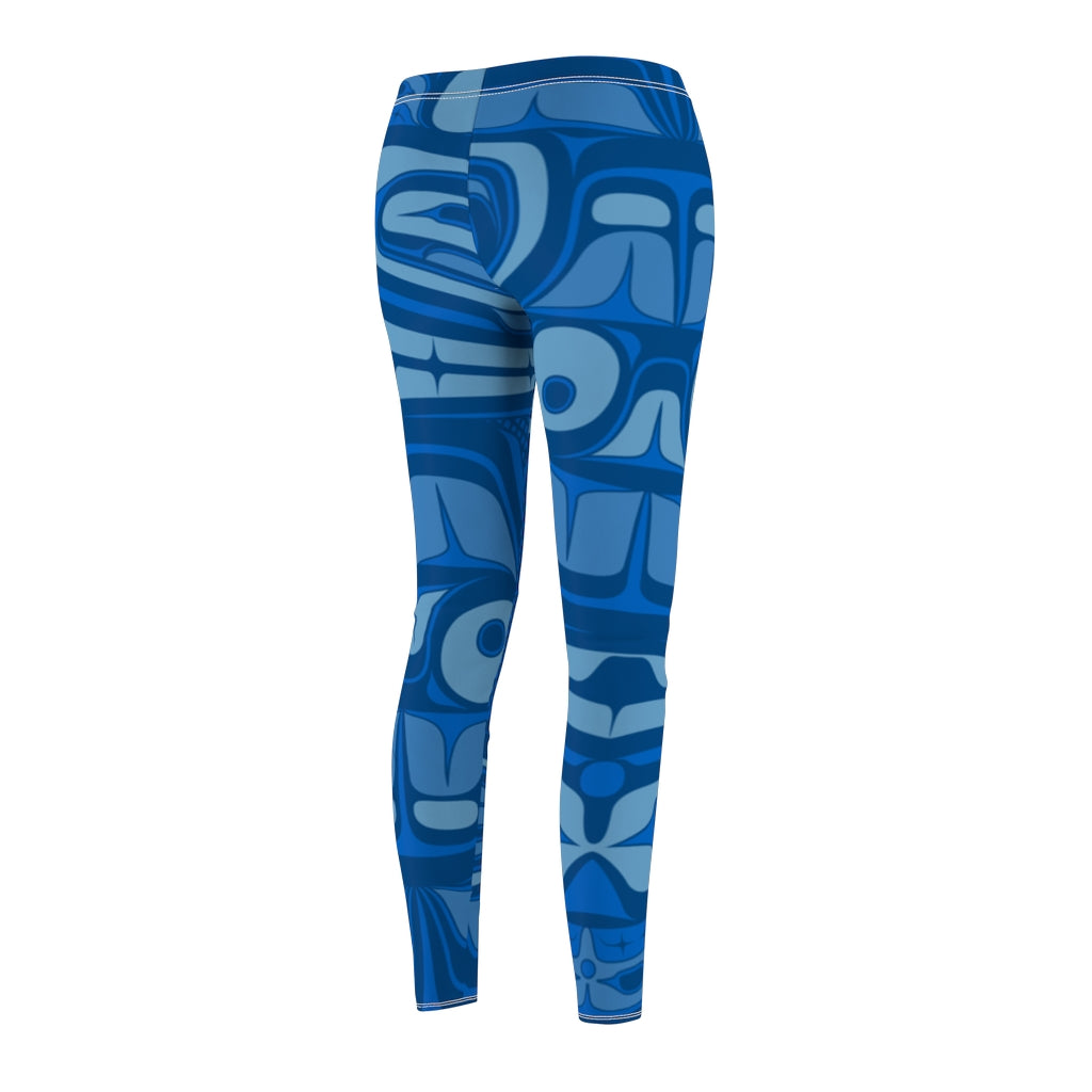 Aqua Formline on Women's Cut & Sew Casual Leggings