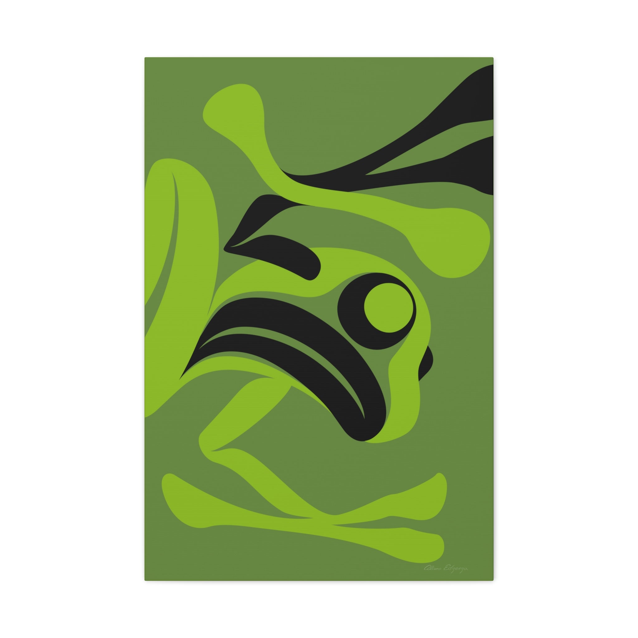 Dancing Frog Canvas 2023