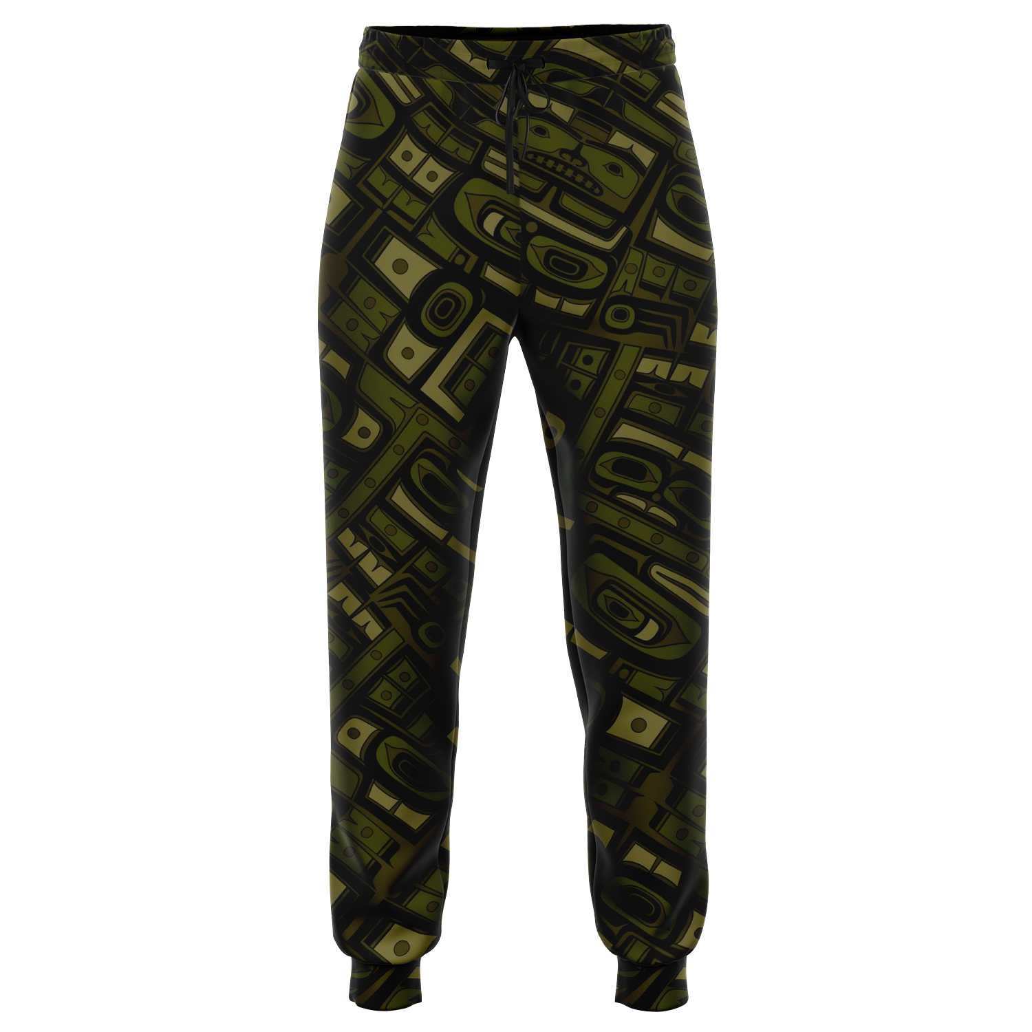 Camo Raven Cotton Poly Fashion Joggers