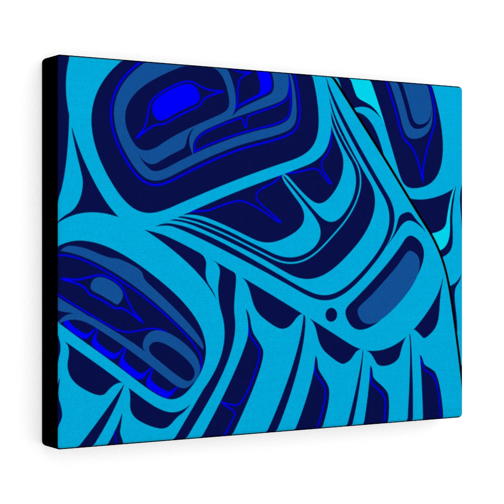 blue raven on Canvas Gallery Wraps