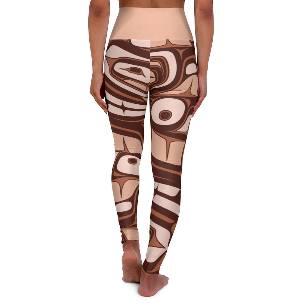 Copper Sky Chief High Waisted Yoga Leggings