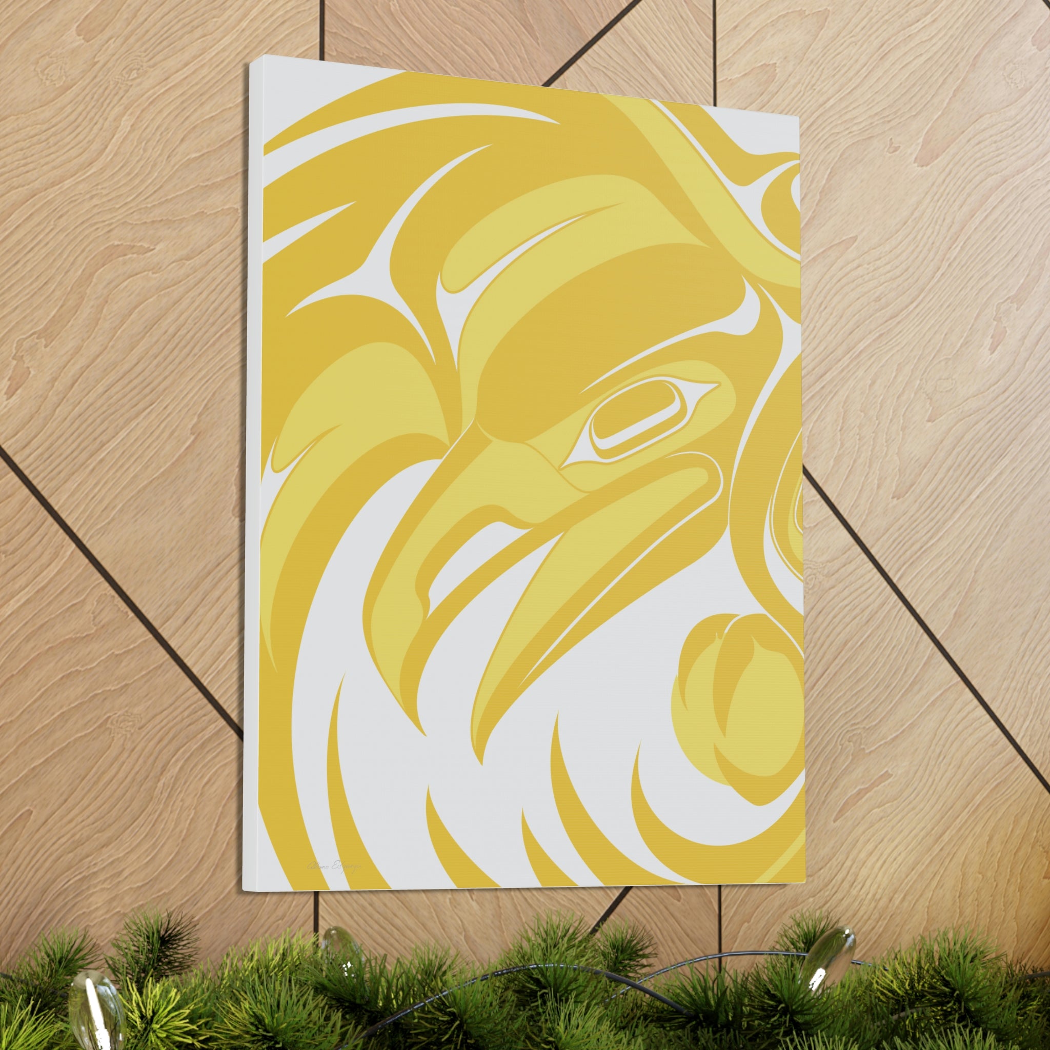 Lemon Smoke Hole on Canvas 2023