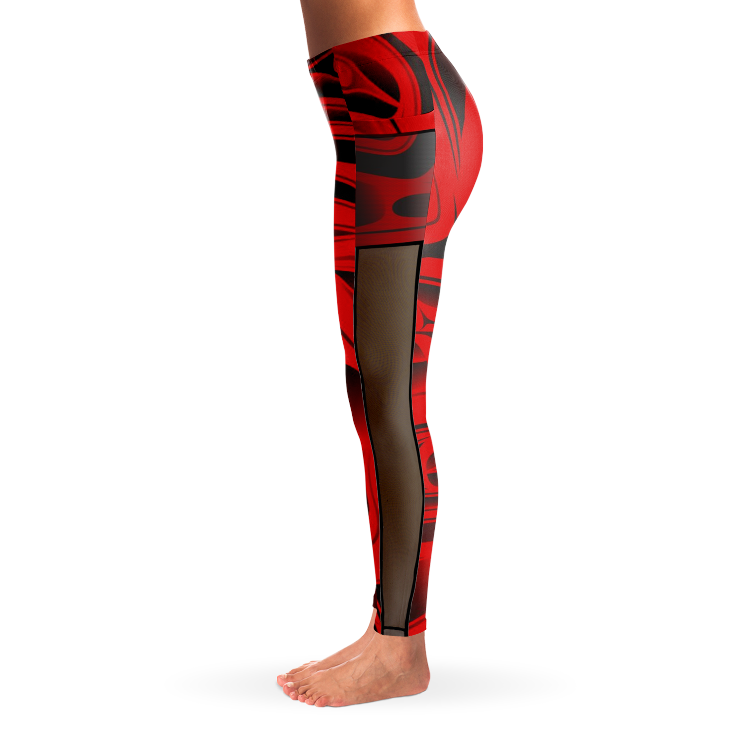 Mesh Pocket Formline Leggings