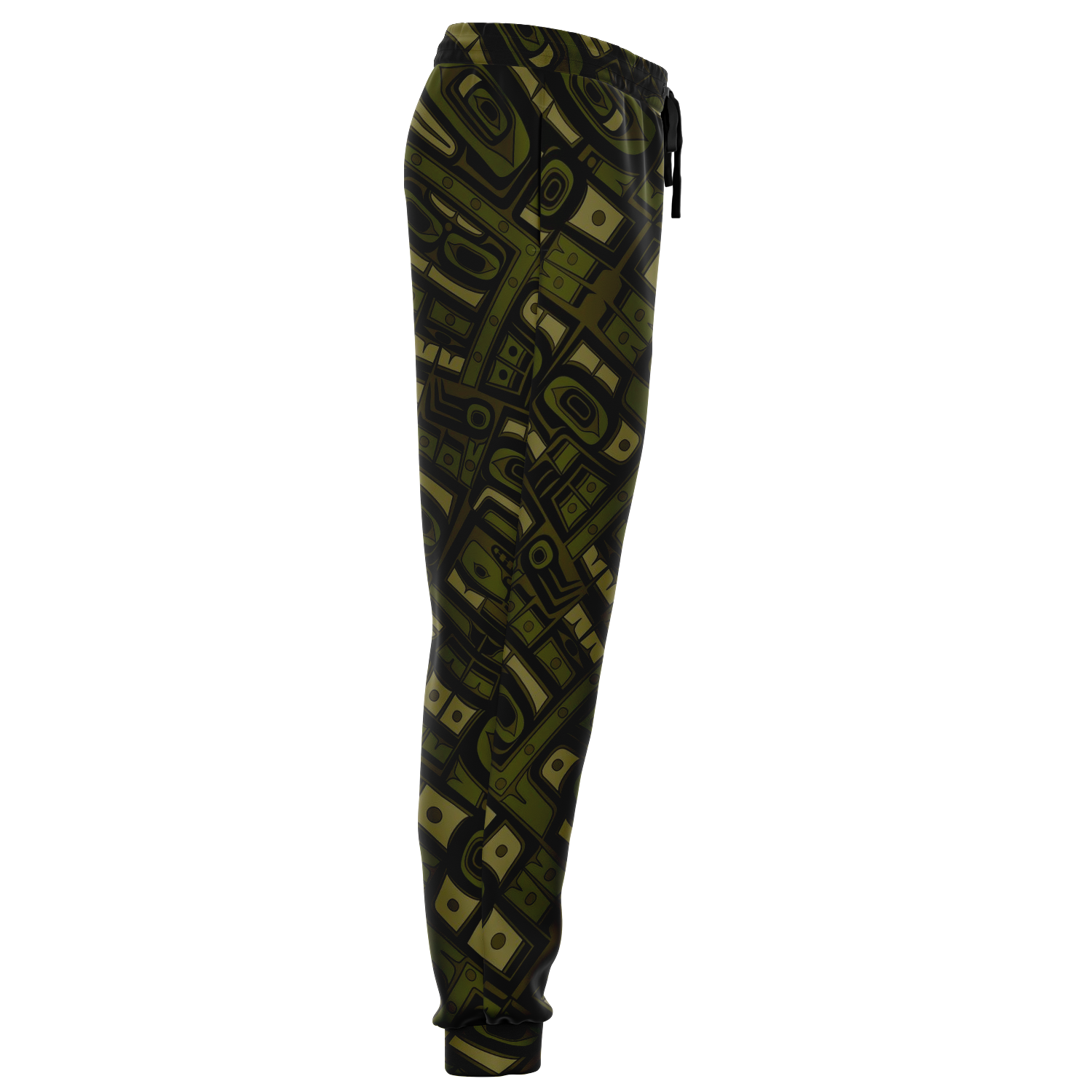 Camo Raven Cotton Poly Fashion Joggers