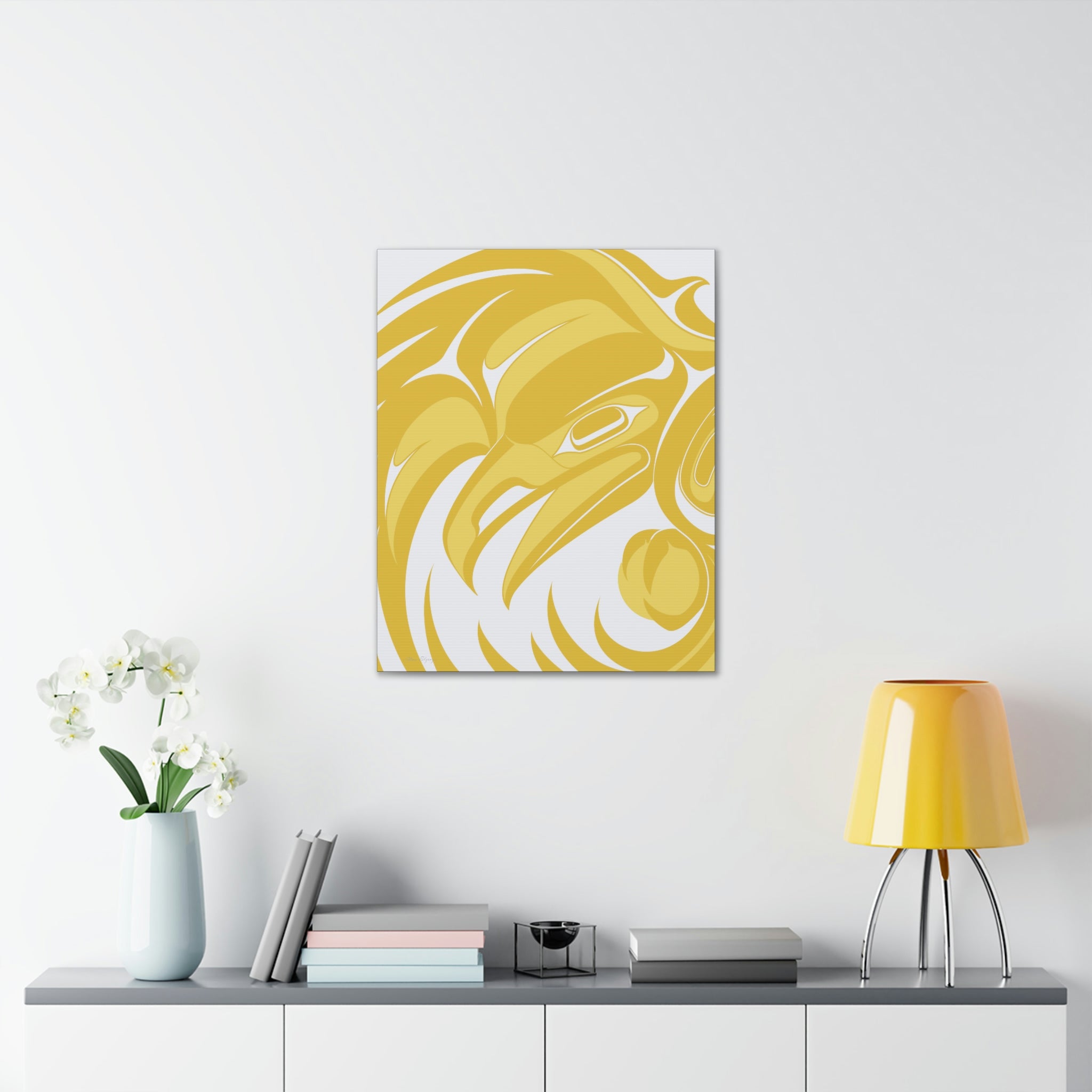 Lemon Smoke Hole on Canvas 2023