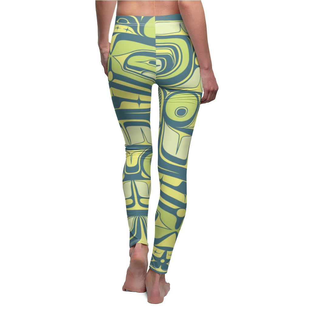 Lime Chief of the Sky Leggings