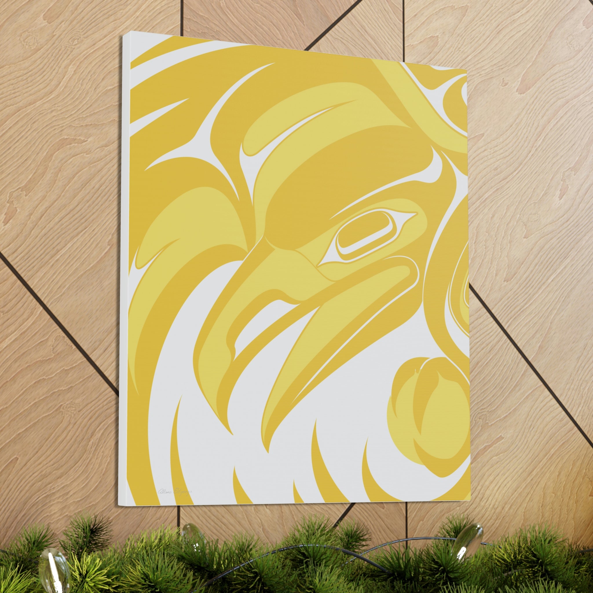 Lemon Smoke Hole on Canvas 2023