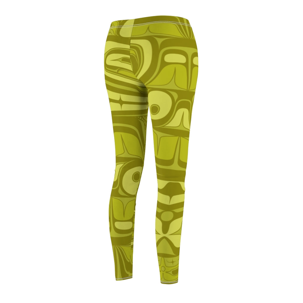 light green formline on Women's Cut & Sew Casual Leggings