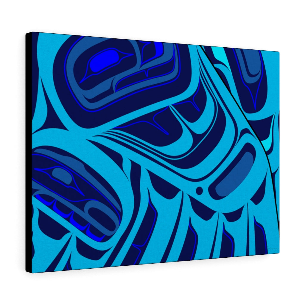 blue raven on Canvas Gallery Wraps