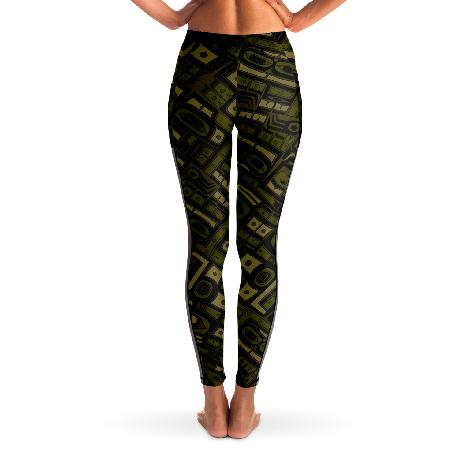 Light Fabric Camo Pocket Legging