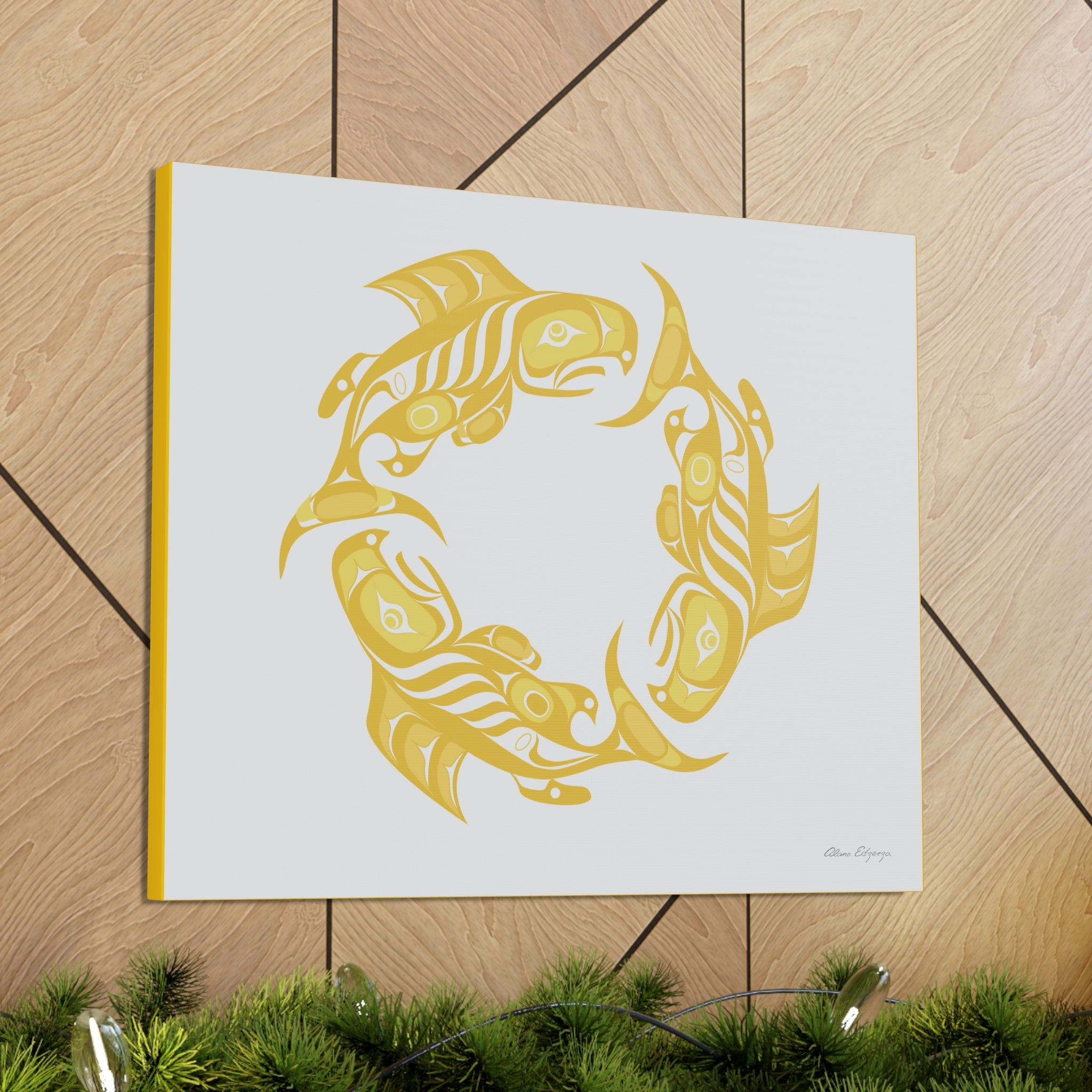 Fall Salmon Cycle Canvas 2023