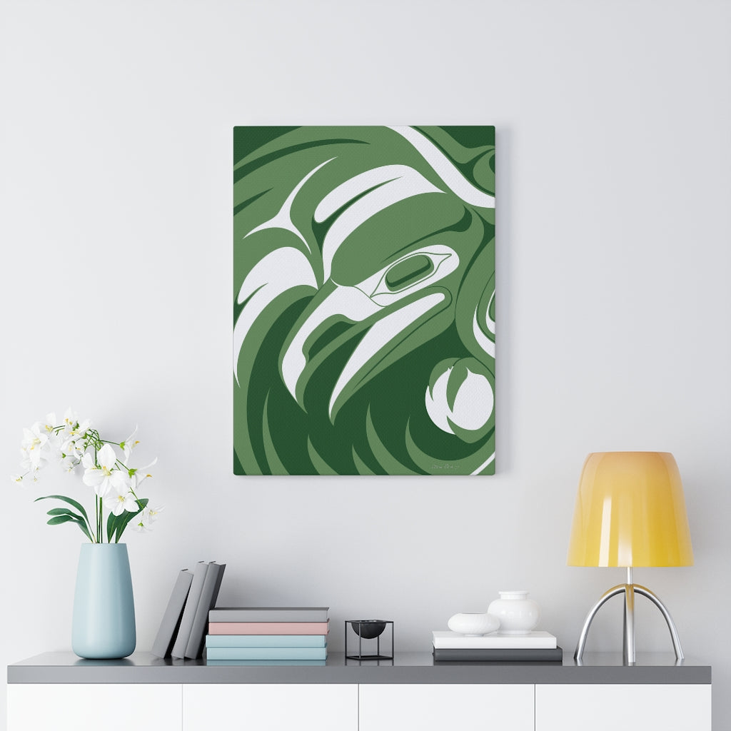 Smoke Hole on Lime Canvas 2020