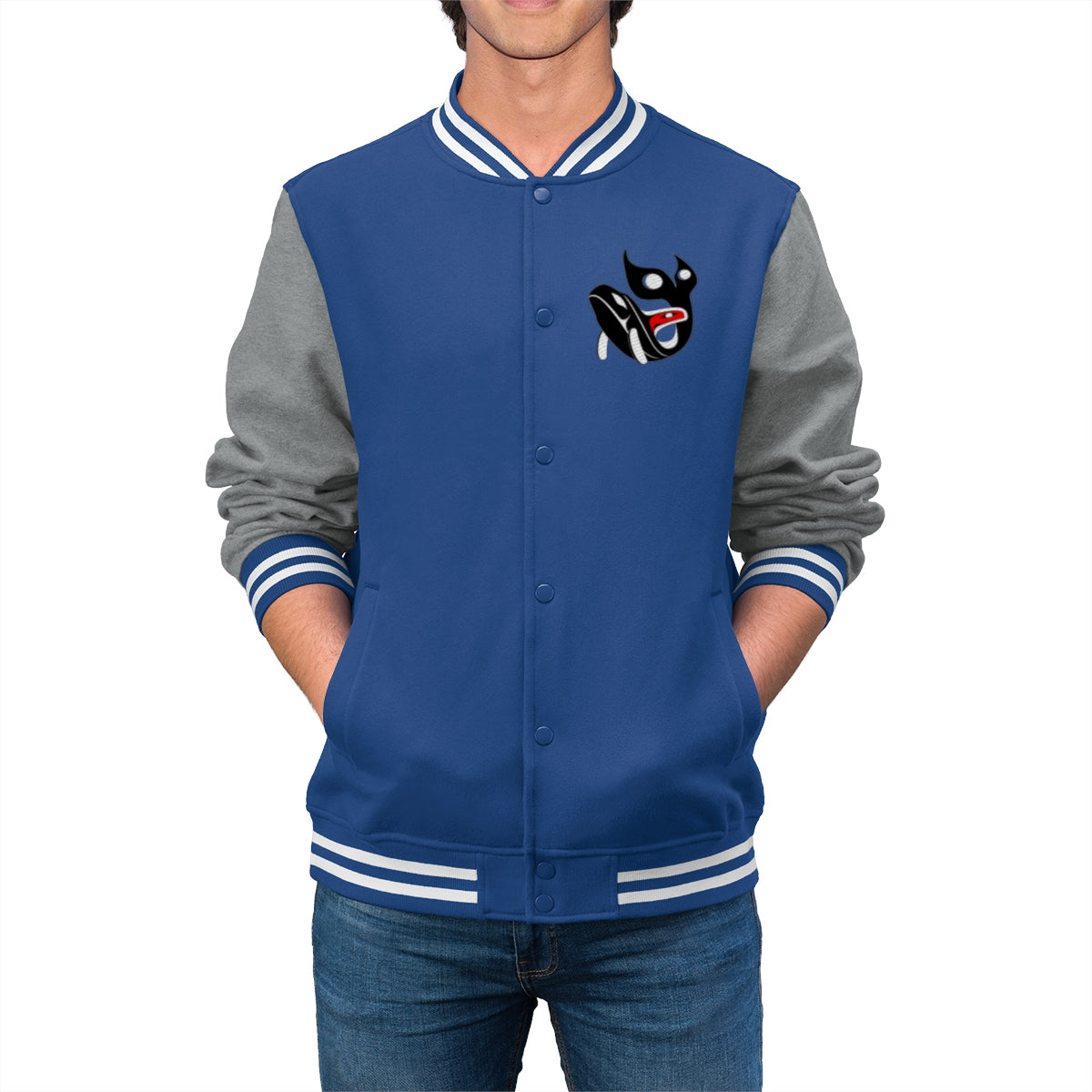 Unisex Varsity Killerwhale Jacket