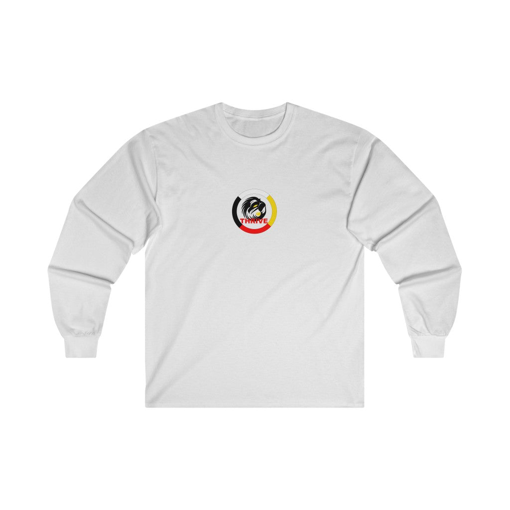 Men`s Raven Medicine Wheel Long Sleeve Tee