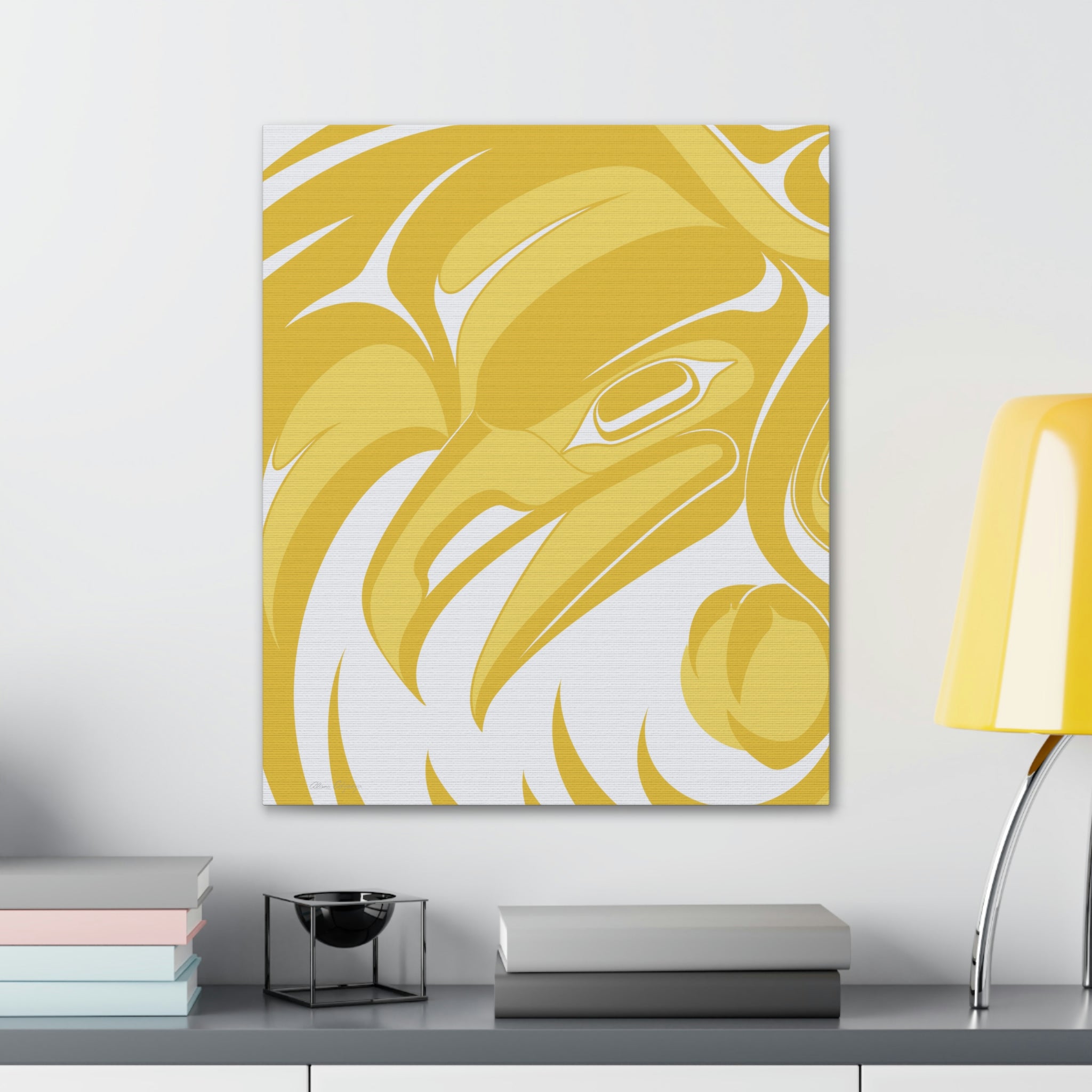 Lemon Smoke Hole on Canvas 2023