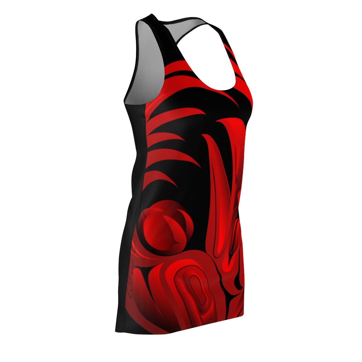 Women's Cut & Sew Racerback Raven Dress