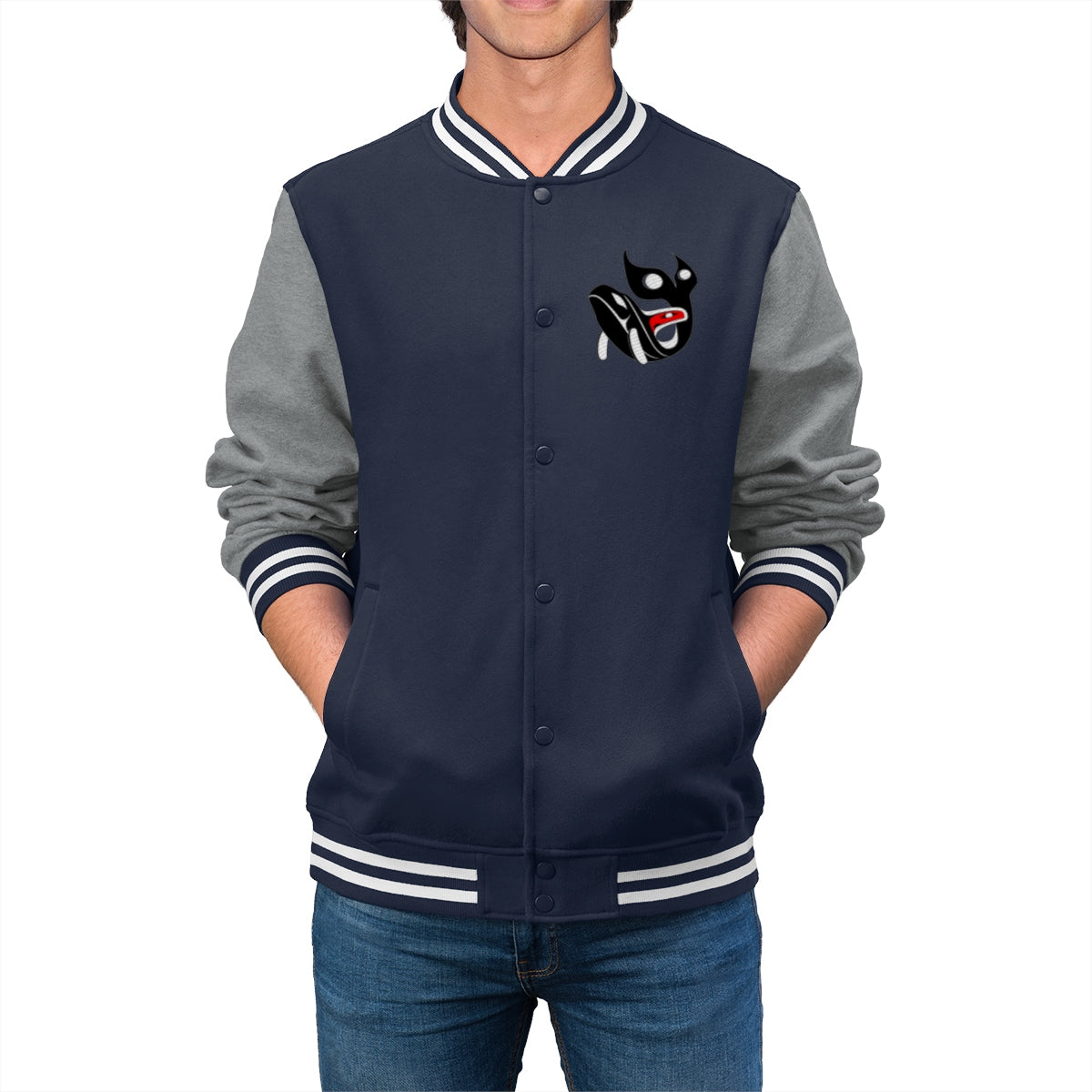 Unisex Varsity Killerwhale Jacket