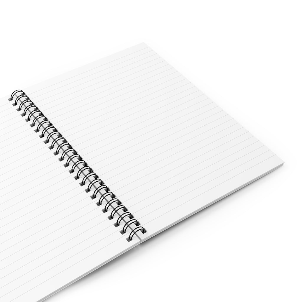 Tāłtān Wolf Spiral Notebook - Ruled Line