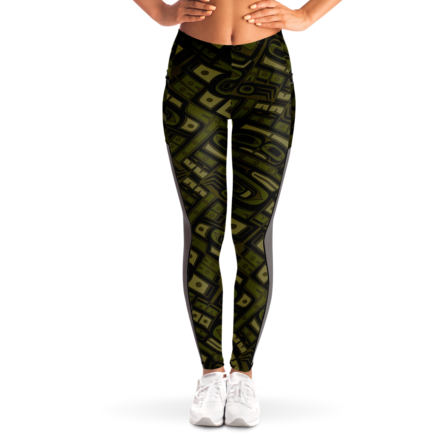 Light Fabric Camo Pocket Legging