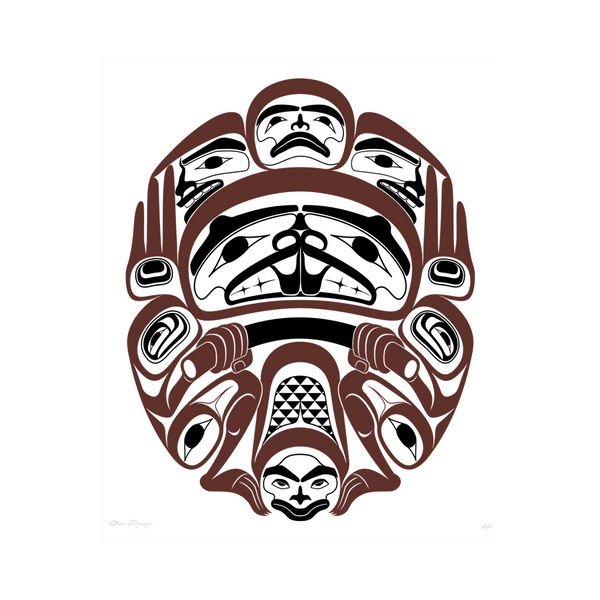 Birth of the Beaver Clan on Paper