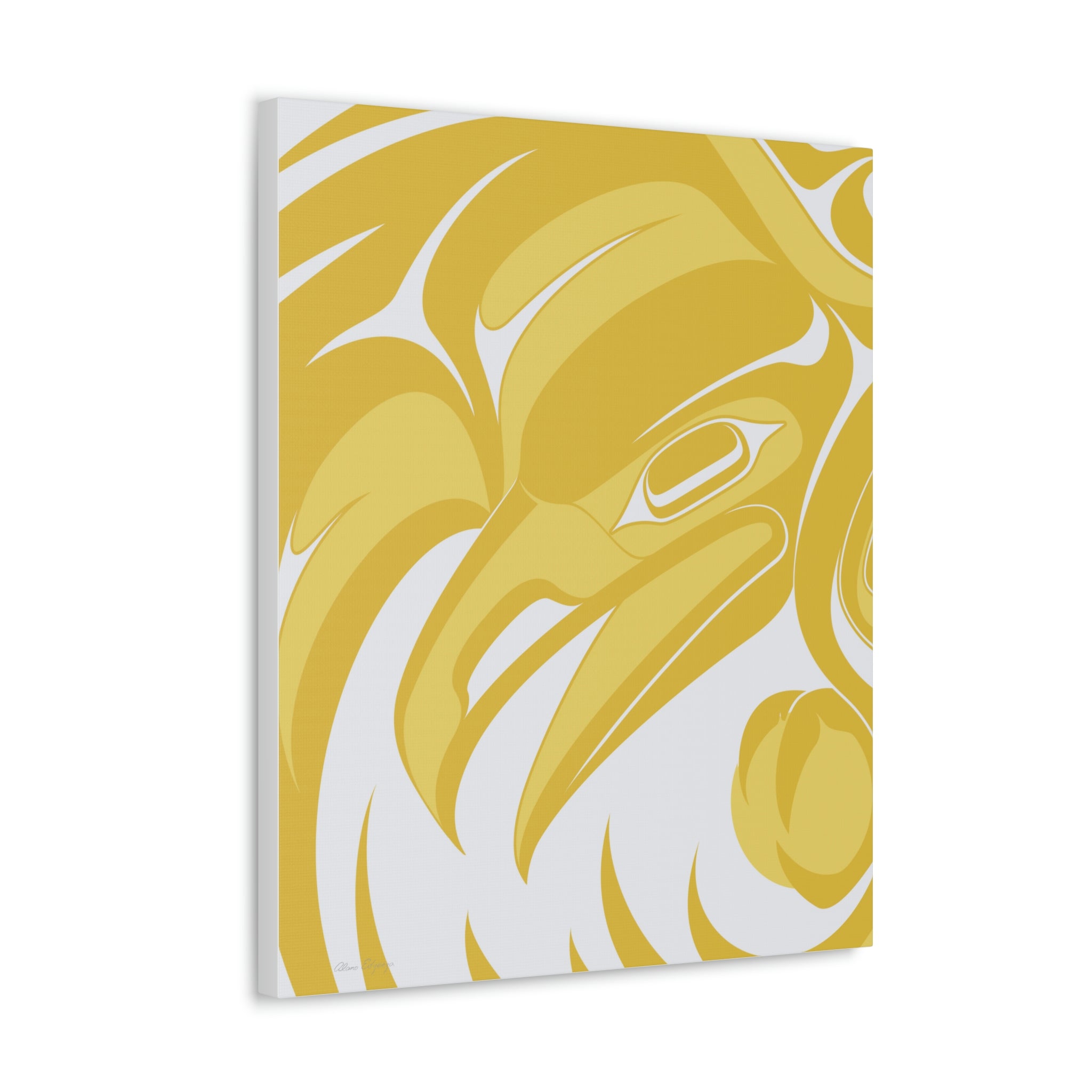 Lemon Smoke Hole on Canvas 2023