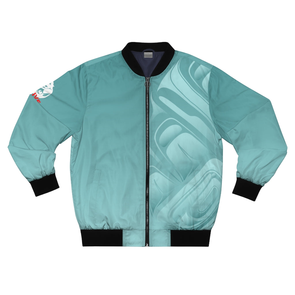 Men's Sea Foam Thrive Bomber Jacket