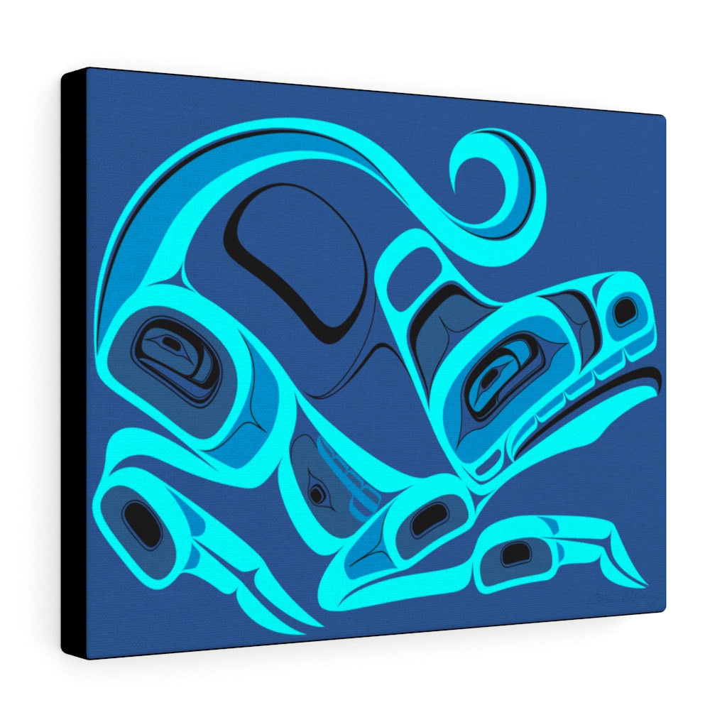 blue ceyote on Canvas Gallery Wraps