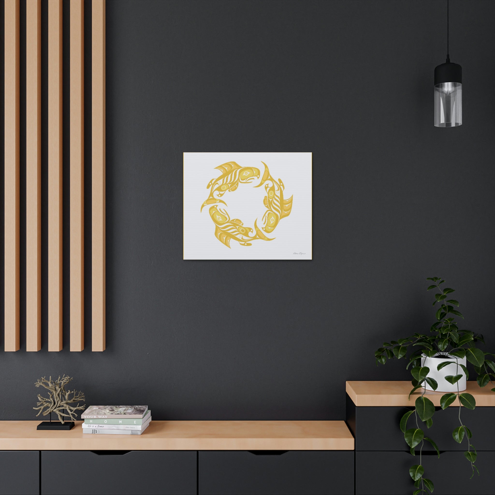 Fall Salmon Cycle Canvas 2023