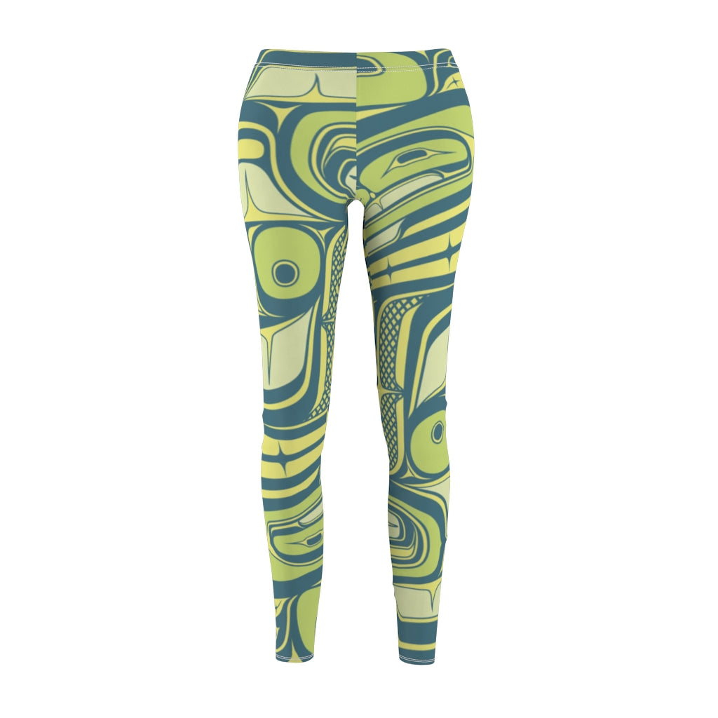 Lime Chief of the Sky Leggings